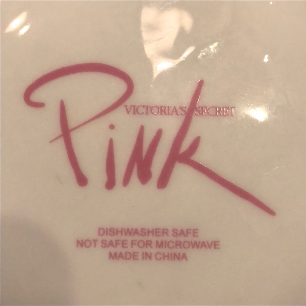 RARE Pink Victoria’s Secret Ceramic dog bowl - Picture 4 of 6